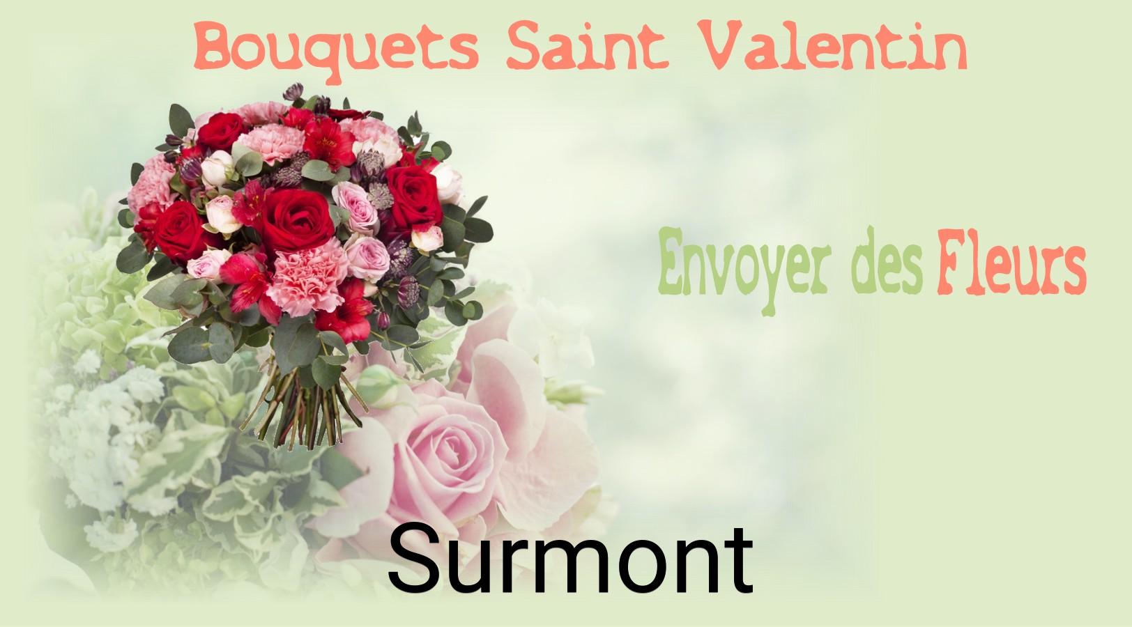 Roses de Saint-Valentin livrées à Surmont